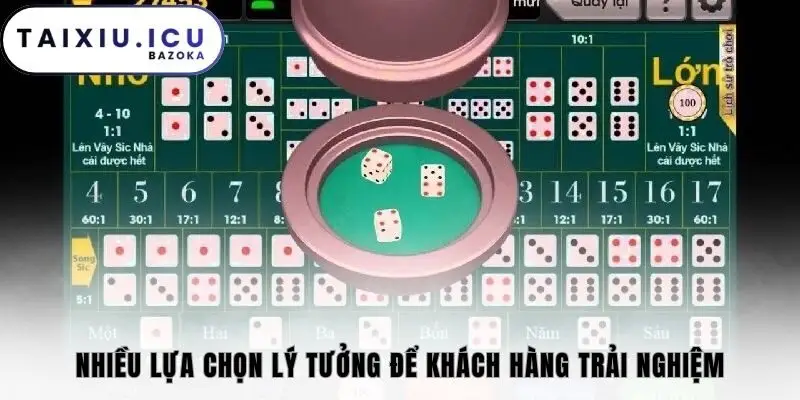 Nhiều lựa chọn lý tưởng để khách hàng trải nghiệm